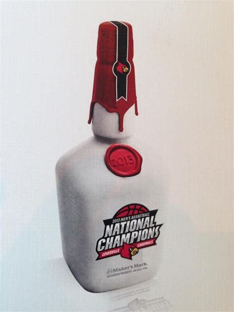 New Makers Mark Bottle Honors Louisvilles 2013 Title Team