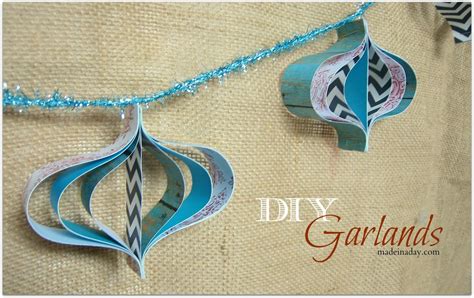 How to make a paper garland. 5 Easy Holiday Paper Garlands | Made in a Day