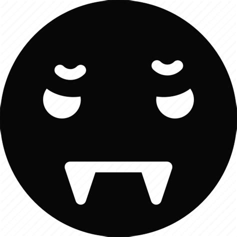 Emoji Emoticon Face Vampire Icon