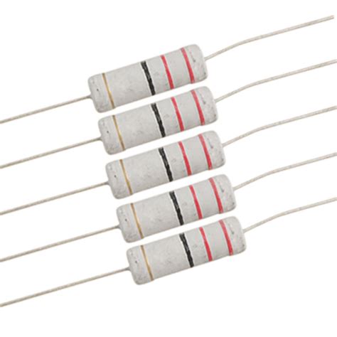 Uxcell 10 X 5w 700v 22 Ohm 22r Metal Oxide Film Resistors