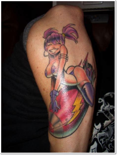 Super Sexy Pin Up Girl Tattoo Designs