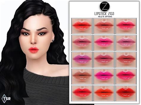 Lipstick Z133 By Zenx From Tsr Sims 4 Downloads