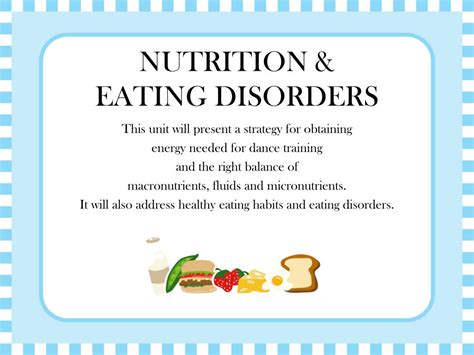 Ppt Nutrition And Eating Disorders Powerpoint Presentation Free