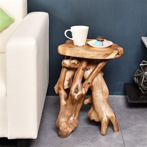 And the prospect of building one of these tables might seem out of reach because the. Amazon.com: WELLAND Tree Stump Side Table, Live Edge Stool ...