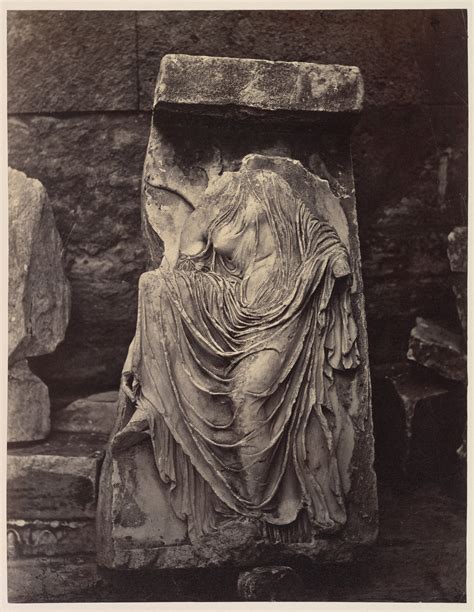 William James Stillman Fragment From Balustrade Of The Temple Of