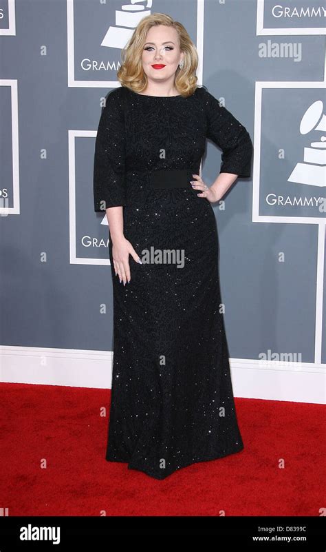 Adele Adkins 54th Annual Grammy Awards The Grammys 2012 Arrivals