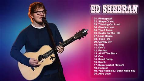 This + track was one of the first introductions to sheeran's creatively presented lyrics in beautifully flowing melodies, and even two more albums and six years later, it remains one of the best examples of that talent. Ed Sheeran Greatest Hits Full Playlist 2017 * Ed Sheeran ...