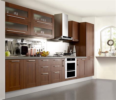 Hot Item Natural Oak Wood Veneer Kitchen Furniture Kitchen Cabinet