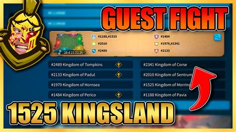 Kingsland 1525 Vs 2489 4v2 Rise Of Kingdoms Youtube