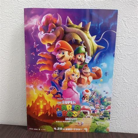 2023 the super mario bros movie wide poster japanese japan theater limited £6 68 picclick uk