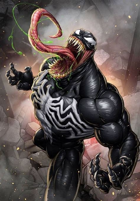 Venom Symbiote Dibujos Marvel Arte De Cómics Superheroes Dibujos