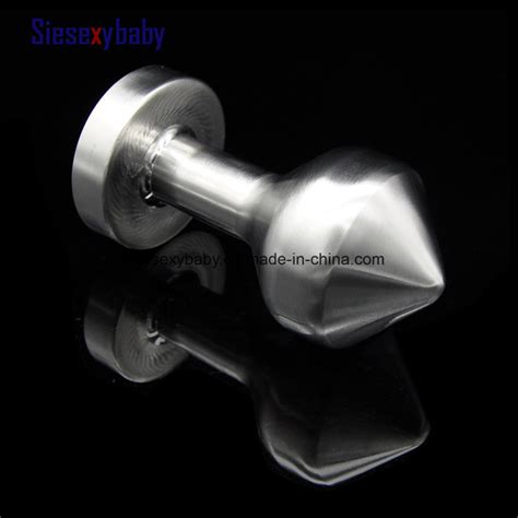 Nature Color Stainless Steel Heavy Anal Plug Sex Toys Anal Beards For