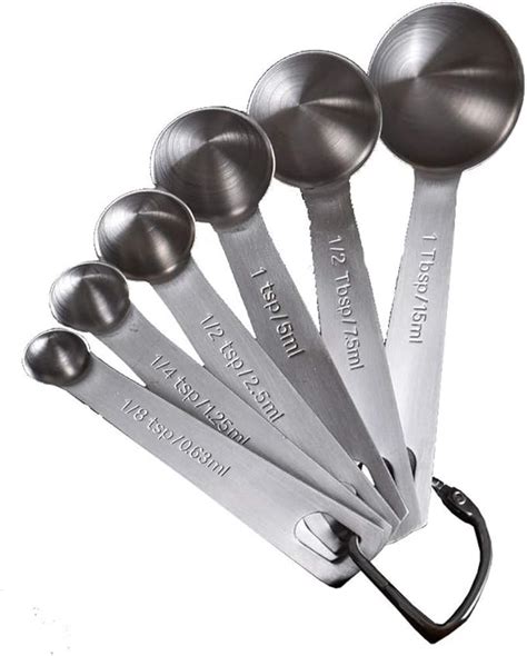 Zxl Measuring Spoon Stainless Steel Measuring Spoon Suit Kitchen Gram