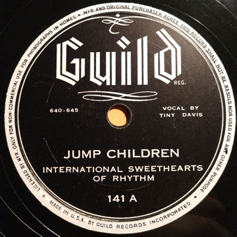 International Sweethearts Of Rhythm Jump Children Slightly Frantic
