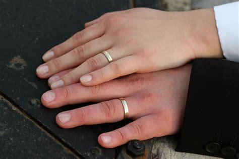 The tradition of wearing your wedding ring on your left ring finger dates back to roman times, when it was believed that the vein in the fourth finger of in india, the left hand was considered unclean and unlucky, so wedding rings have always been worn on the right. Do You Know Which Finger the Engagement Ring Goes On? You ...
