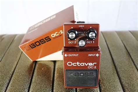 Boss Oc 2 Octaver Guitar Pedal Mij W Original Box Reverb