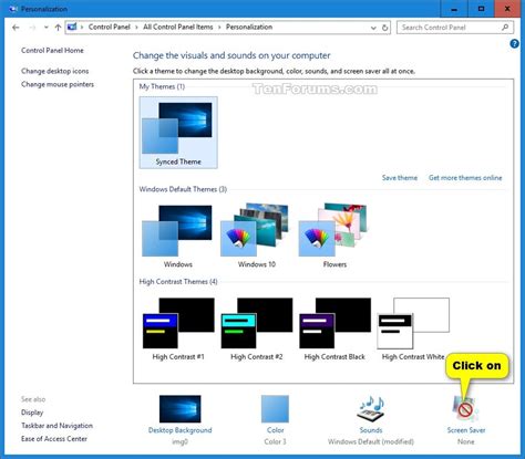 Change Screen Saver Settings In Windows 10 Windows 10 Customization