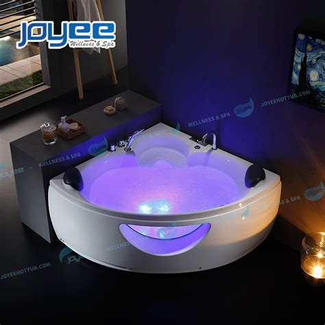 Joyee Elegant Corner Bathtub 2 Person Indoor Sex Bath Tub Sex Whirlpool Bathroom Tubs Vertical