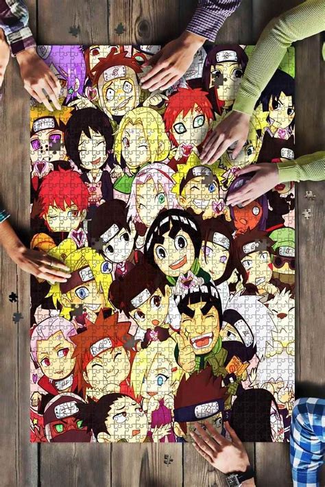 Naruto Full Character Jigsaw Puzzle Inktee Store Jigsaw Puzzles