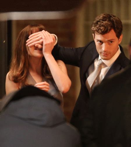 Jamie And Dakota Filming Fifty Shades Of Grey Fifty Shades Of Grey