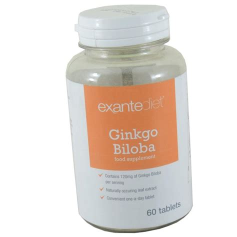 Exante Diet Exante Diet Exante Diet Ginkgo Biloba 60 Tablets Approved