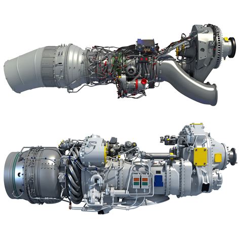 It gets the fuel into the engine so that it is easier to start. 3D model Set of Turboprop Engines | CGTrader