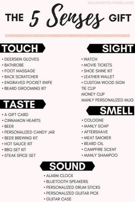 The Best 5 Senses T Ideas For Him The Ultimate Man T