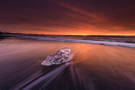 Jökulsárlón Ice Beach Iceland Sunrise Sunset Times