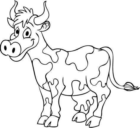 Jersey Cow Coloring Pages Clip Art Library