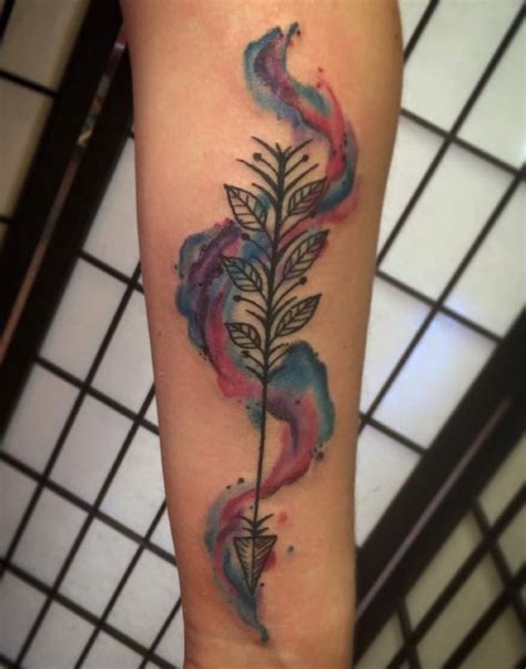 Pretty Watercolor Arrow By Carrie 920 920tattoo 920tattooco