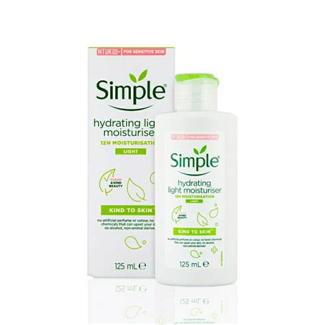 Simple Hydrating Light Moisturiser 125ml Exp 72023 Shopee Malaysia