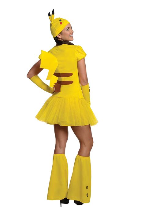 Amazon Com Rubie S Costume Pok Mon Female Pikachu Costume Adult Sized Costumes Clothing