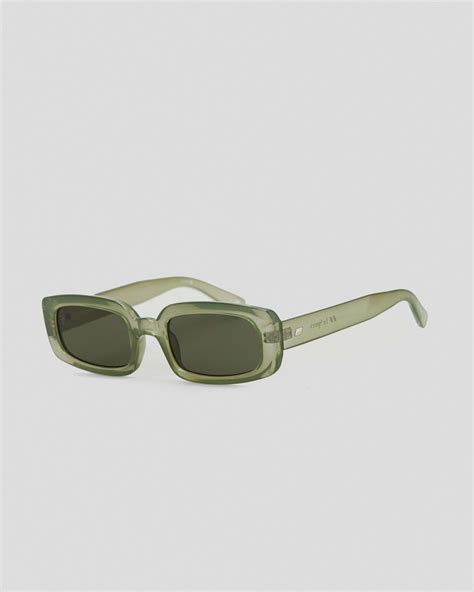 Le Specs Dynamite Sunglasses In Eucalyptus Khaki Mono Free Shipping And Easy Returns City