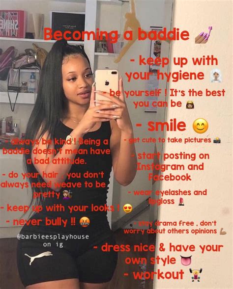 Becoming A Baddie ‘ 👅💅🏽 Beauty Tips For Glowing Skin Girl Tips Baddie Tips