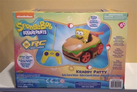New Nkok Remote Control Krabby Patty Vehicle With Spongebob Rc Car New