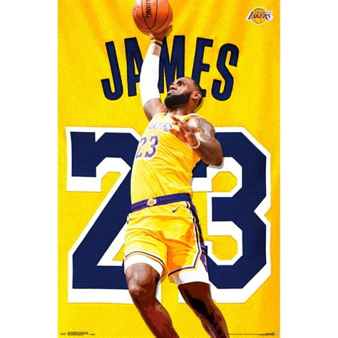Lebron James Los Angeles Lakers 224 X 34 Nba Players Poster No