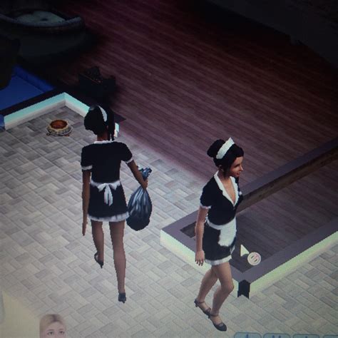 When Your Sims House Is So Dirty That 2 Maids Have To Come Clean Up