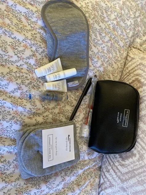 British Airways Ba Business Class Amenity Kit From The White Company New Picclick Uk