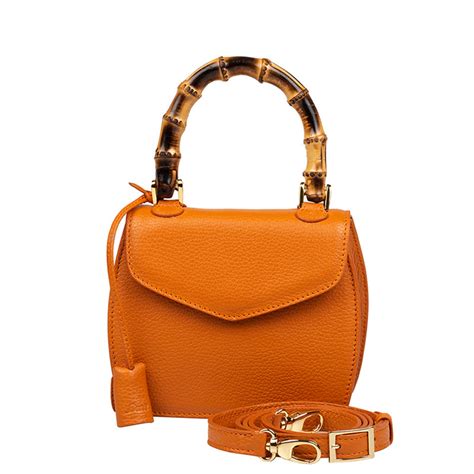 Bella Mini Marigold Leather Mini Bag Mirta
