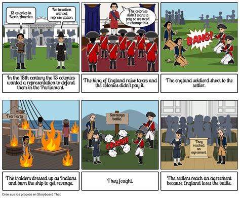 America Revolutionary War Storyboard By Nadia50835