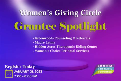 Women's Giving Circle Virtual Event - Connecticut Community Foundation