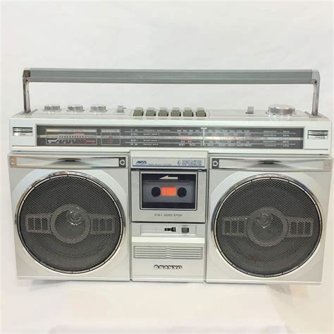 Vtg S Sanyo M K Boombox Ghetto Blaster Radio Cassette Player