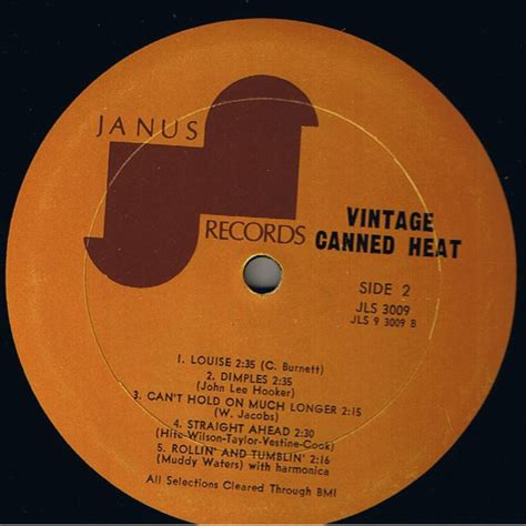 Canned Heat Vintage Used Vinyl High Fidelity Vinyl Records And Hi Fi Equipment Hollywood