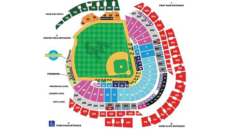 Marlins Park Seating Map