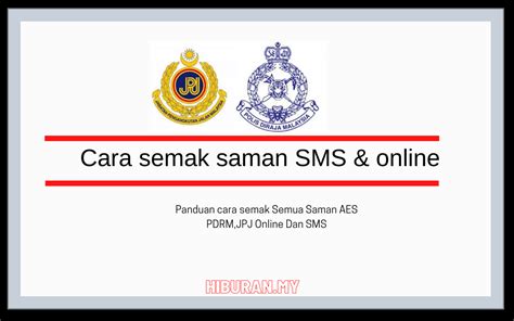 Ada beberapa cara untuk semak saman pdrm dan jpj antaranya adalah melalui online(laman web) dan secara sms. Panduan cara semak saman AES ,PDRM,JPJ Online Dan SMS