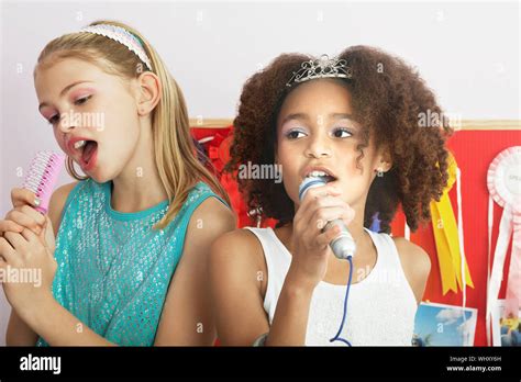 Children Sing Microphones High Resolution Stock Photography And Images