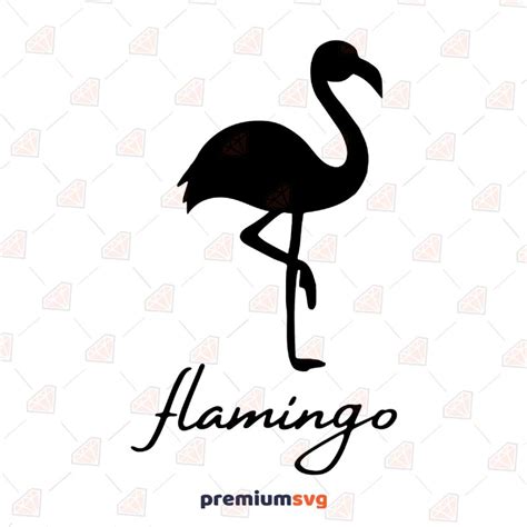 Black Flamingo Svg Cut File Premium Svg