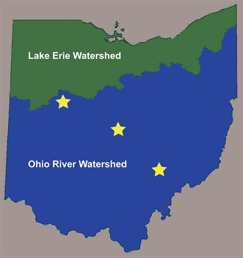 Ohio Map Streams Rivers And Estuaries Strive Lab
