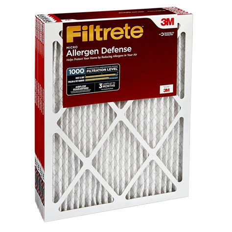Filtrete 16x25x1 Ac Furnace Air Filter Mpr 1000 Micro Allergen