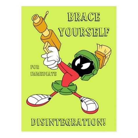 Marvin The Martian™ Aiming Laser Postcard In 2021 Marvin